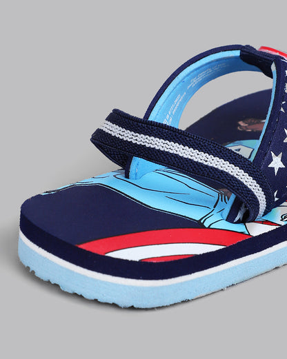 Captain America Printed Flip-Flop For Kids Boys