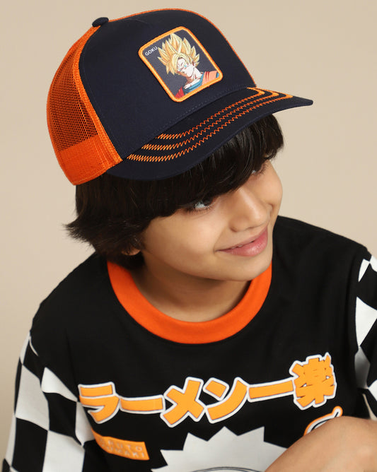 Kids Boys Dragon Ball Z Printed Multi Caps