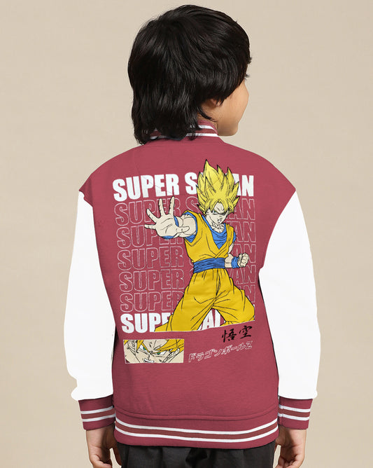 Dragon Ball Z Printed Jacket For Boys