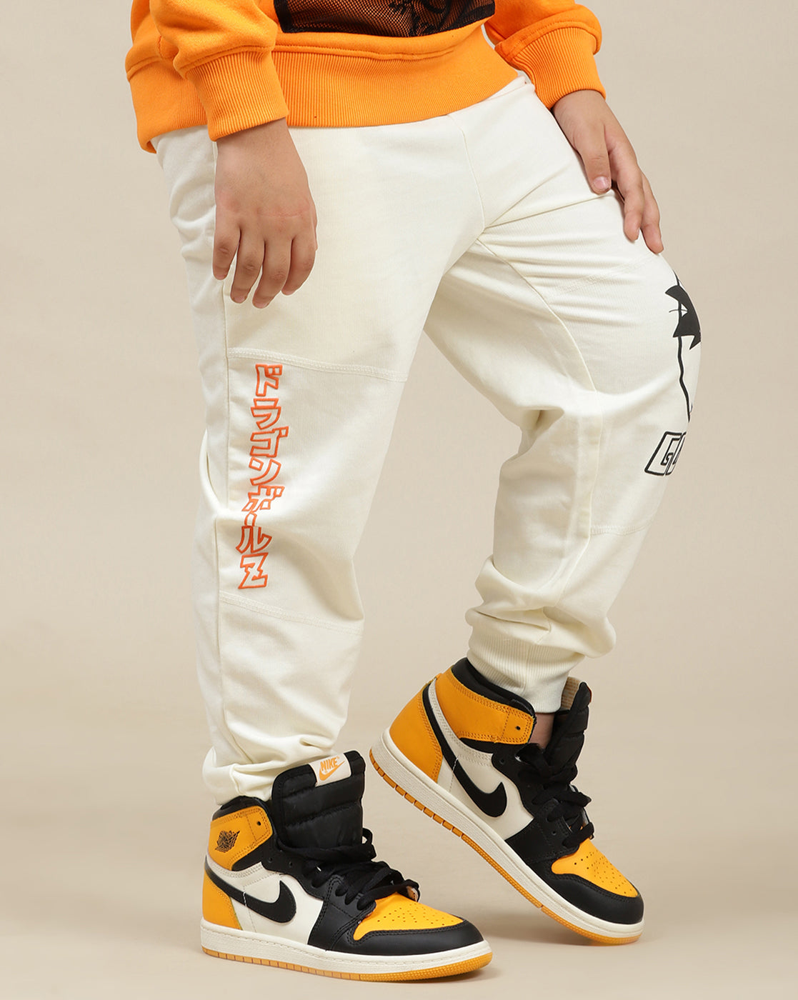 Dragon Ball Z Printed Regular Fit Jogger For Boys