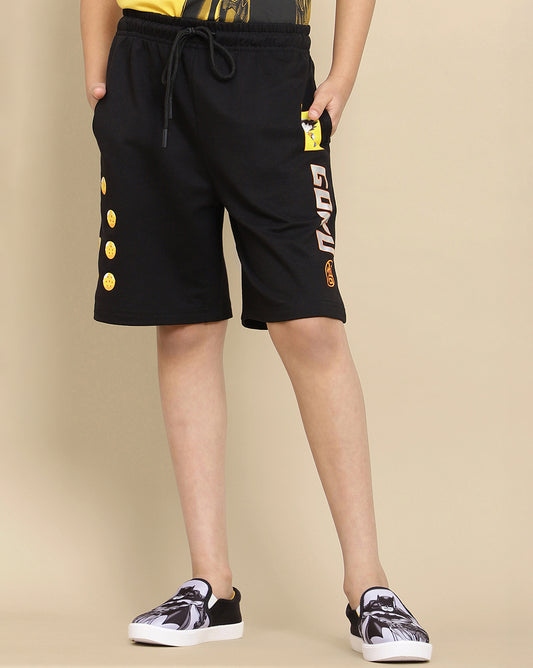 Goku Printed Regular Fit Shorts For Boys