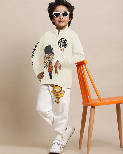 Dragon Ball Z Printed Regular Fit Sweatshirt For Boys