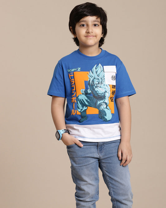 Dragon Ball Z Printed Regular Fit Tshirt For Boys