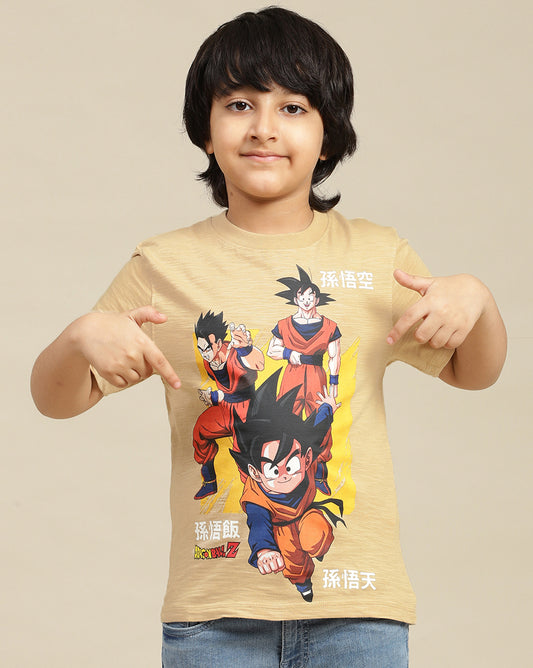 Dragon Ball Z Printed Regular Fit Tshirt For Boys