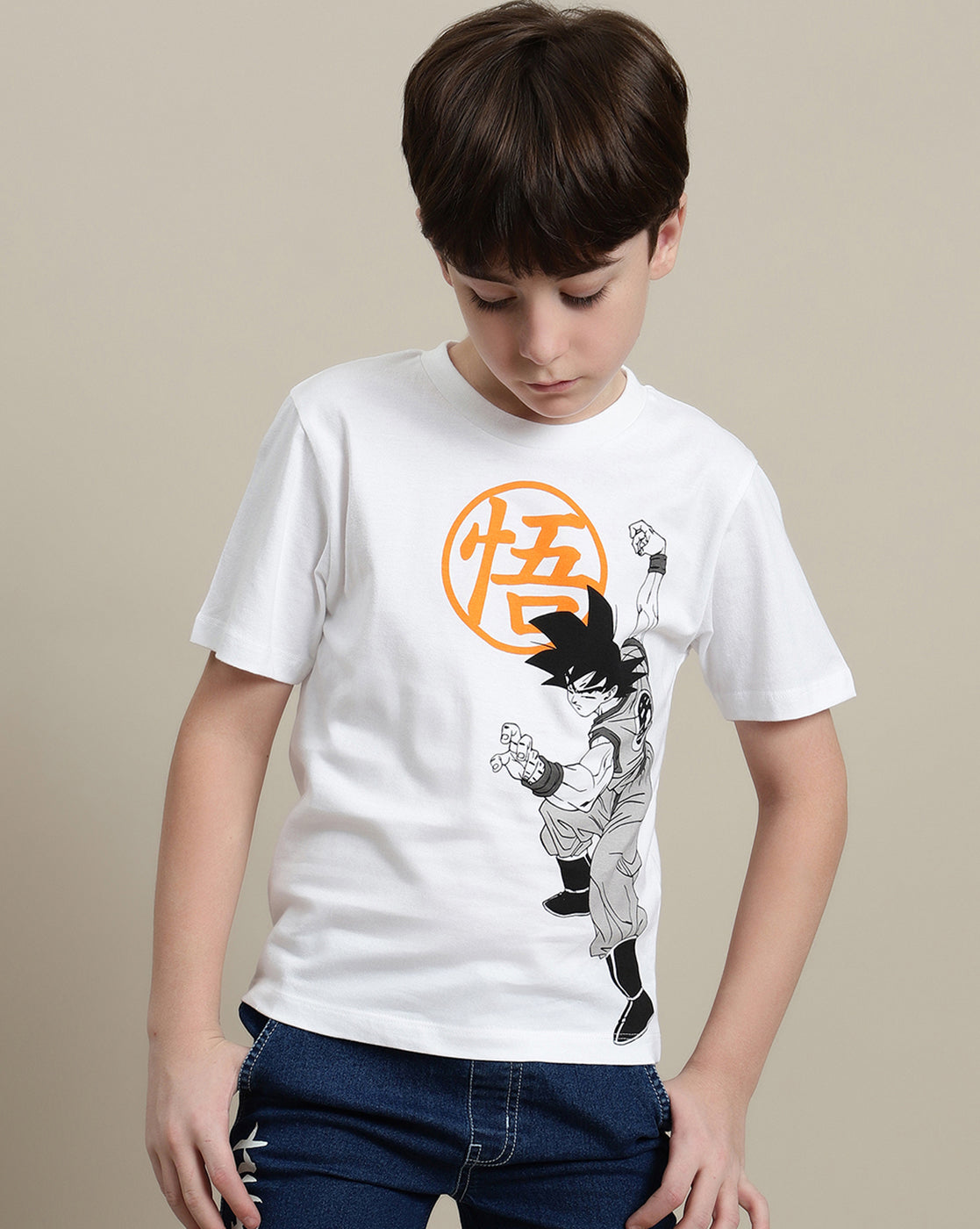 Dragon Ball Z Regular Fit Tshirt For Boys