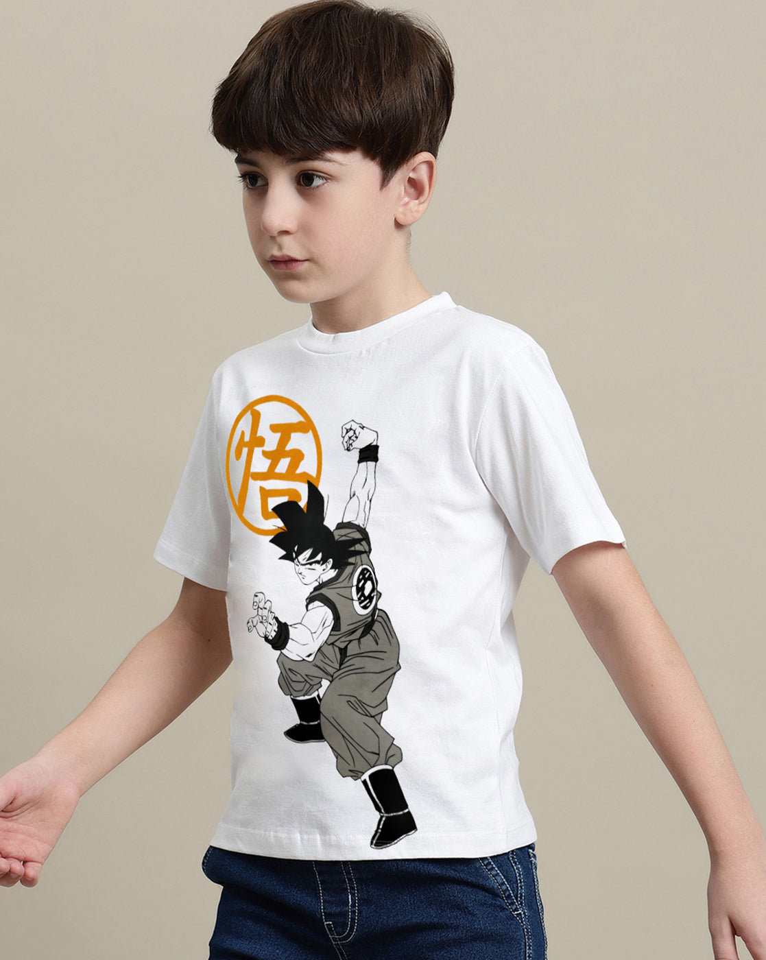 Dragon Ball Z Regular Fit Tshirt For Boys