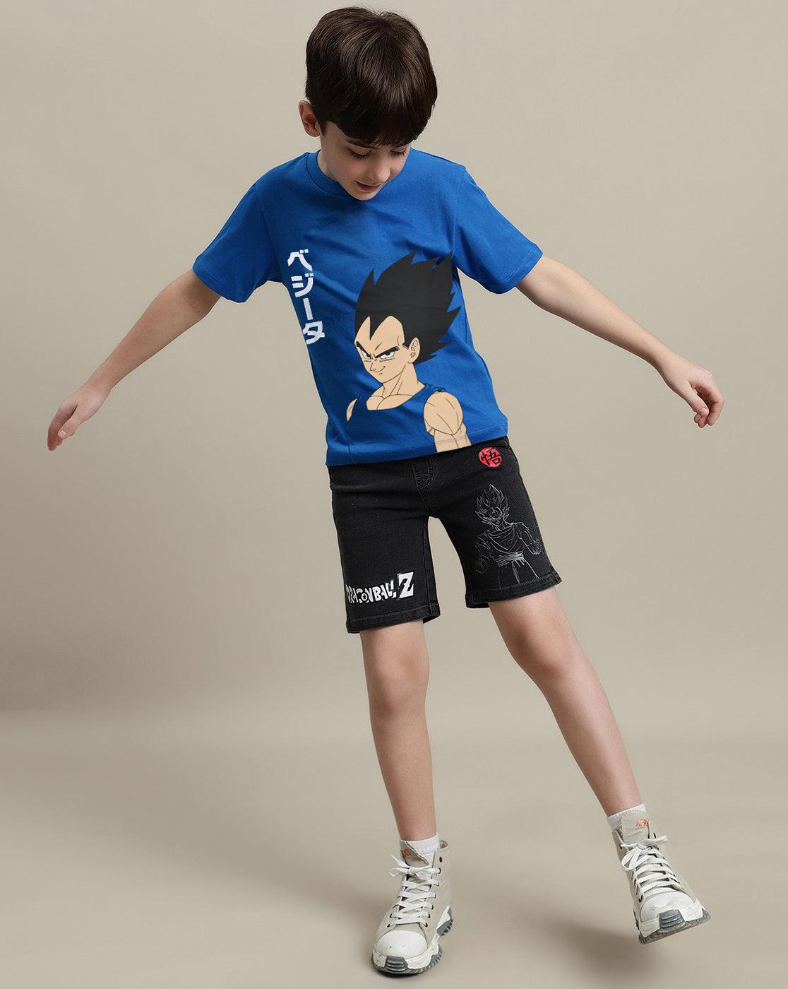 Dragon Ball Z Regular Fit Tshirt For Boys