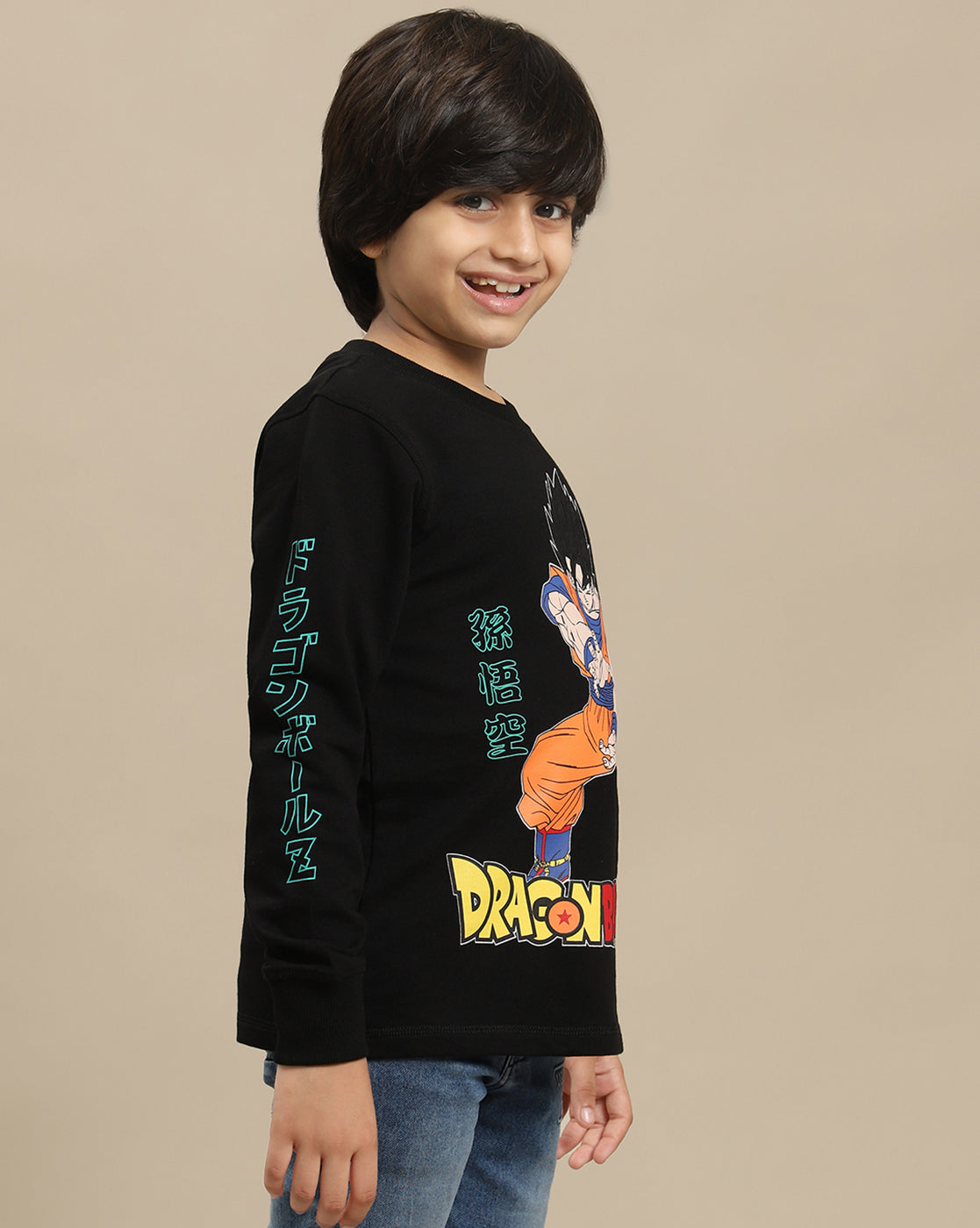 Dragon Ball Z Printed Regular Fit Tshirt For Boys