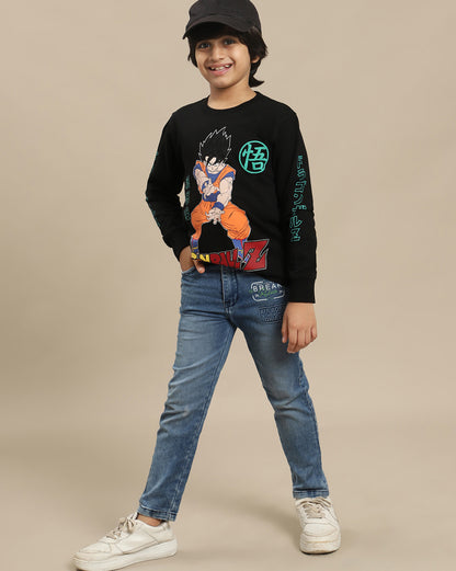 Dragon Ball Z Printed Regular Fit Tshirt For Boys