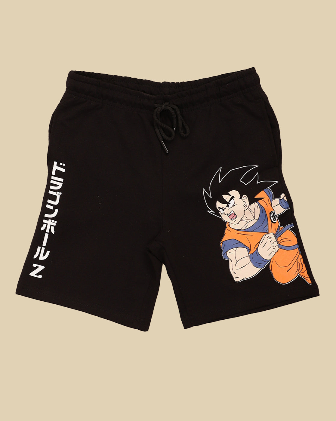 Dragon Ball Z Printed Regular Fit Shorts For Boys