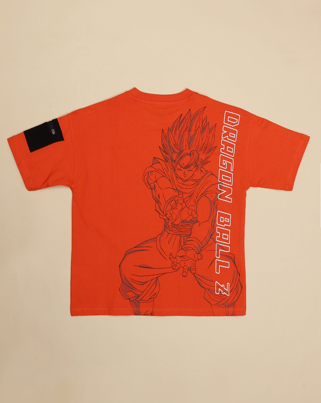 Dragon Ball Z Printed Oversize Tshirt For Boys