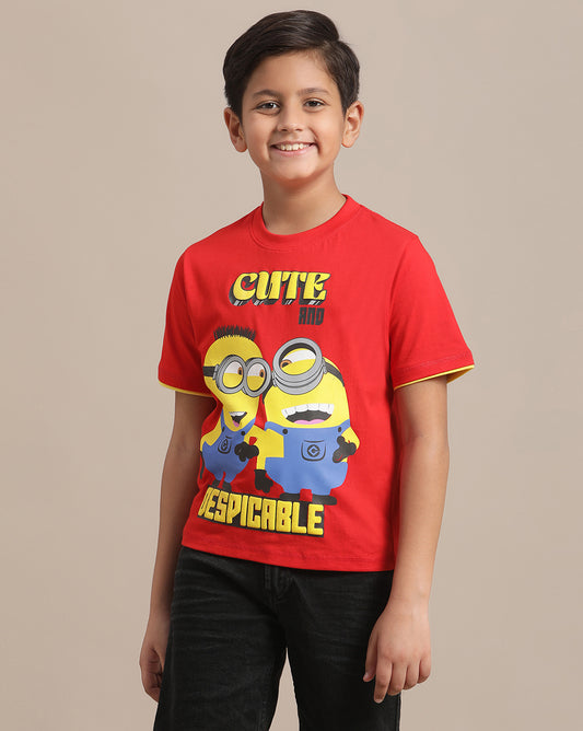 Minions Regular Fit Tshirt For Boys