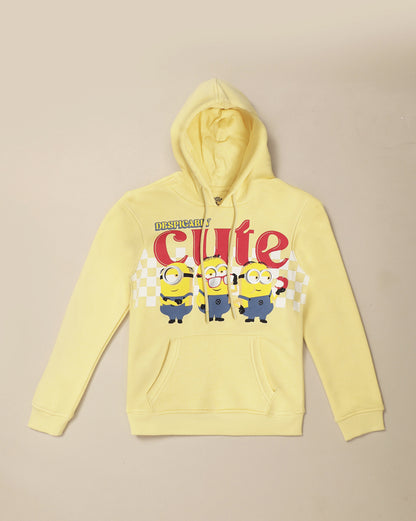 Dm 4 Movie Printed Relaxed Fit Hoodie For Girls