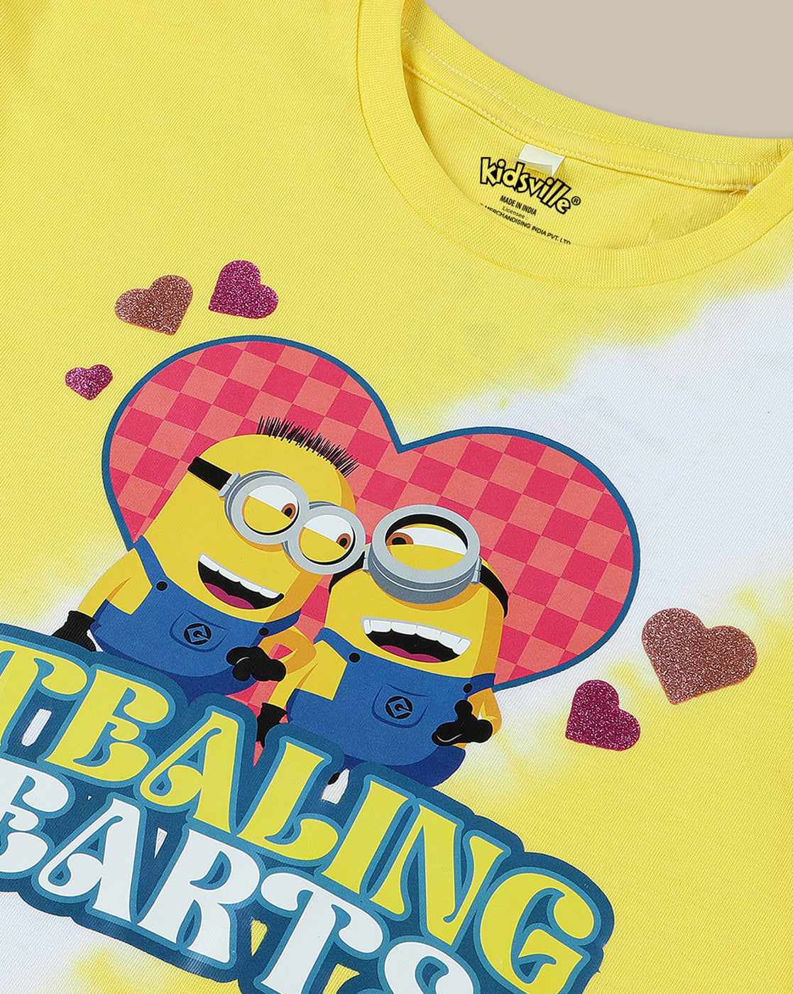 Minions Movie Printed Tshirt For Girls