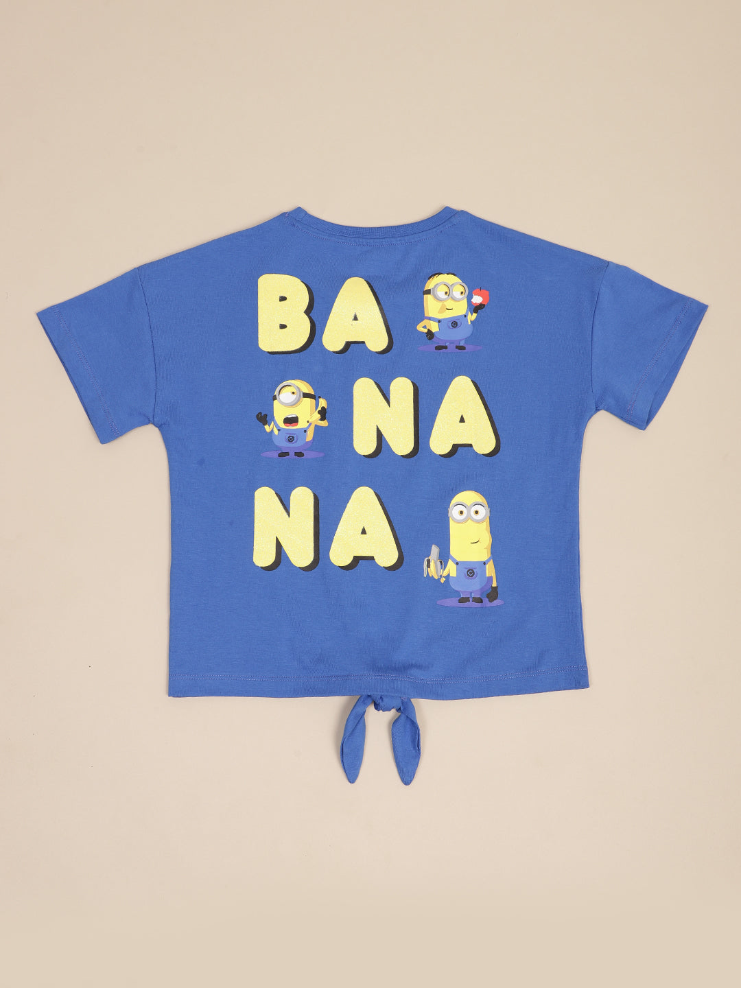 Minions Movie Printed Relaxed Fit Tshirt For Girls