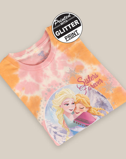 Frozen Regular Fit Tshirt For Girls