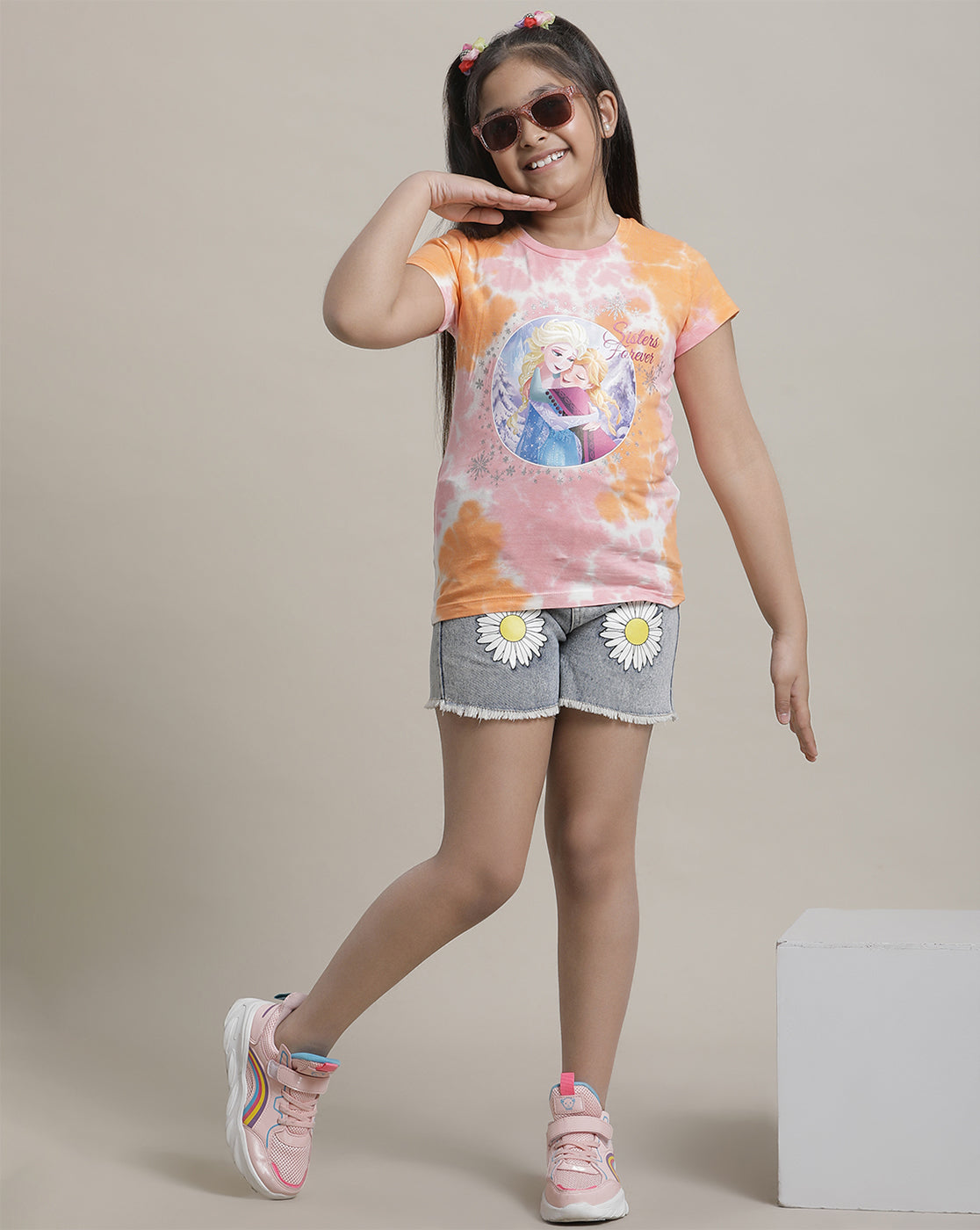 Frozen Regular Fit Tshirt For Girls