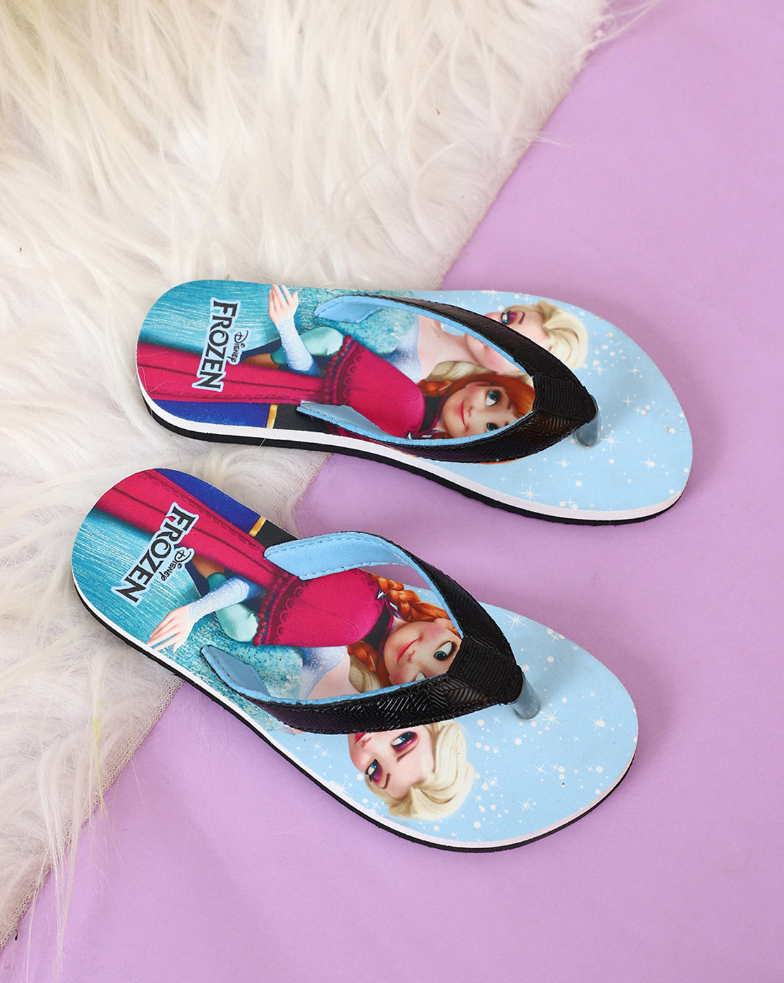 Frozen Printed Flip-Flop For Kids Girls