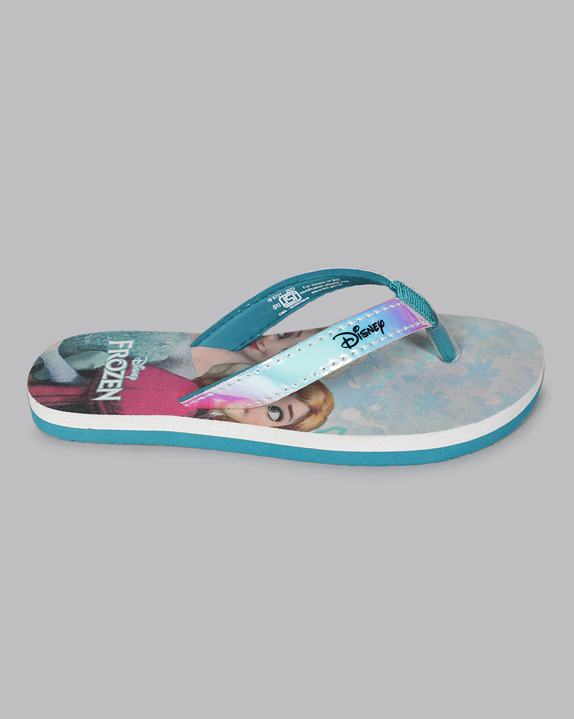 Frozen Sky Blue Flip-Flops For Kids Girls