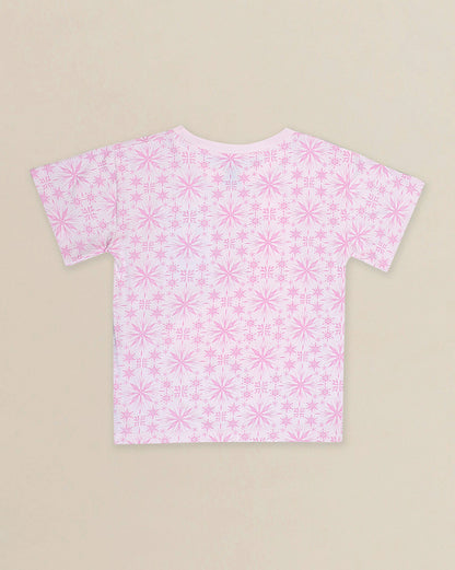 Frozen Printed Relaxed Fit Tshirt For Girls