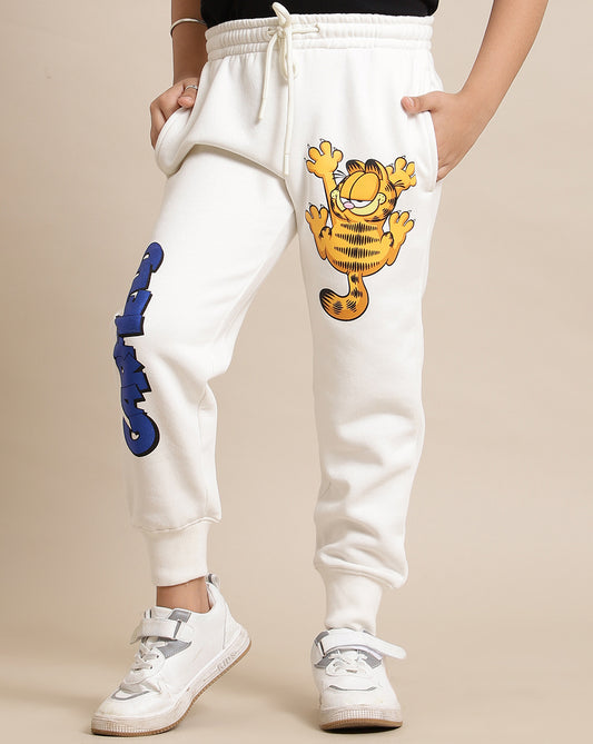 Garfield Printed Regular Fit Jogger For Boys