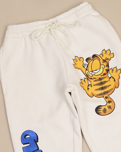 Garfield Printed Regular Fit Jogger For Boys