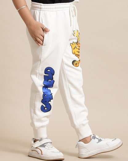 Garfield Printed Regular Fit Jogger For Boys