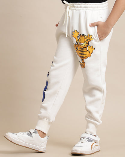 Garfield Printed Regular Fit Jogger For Boys