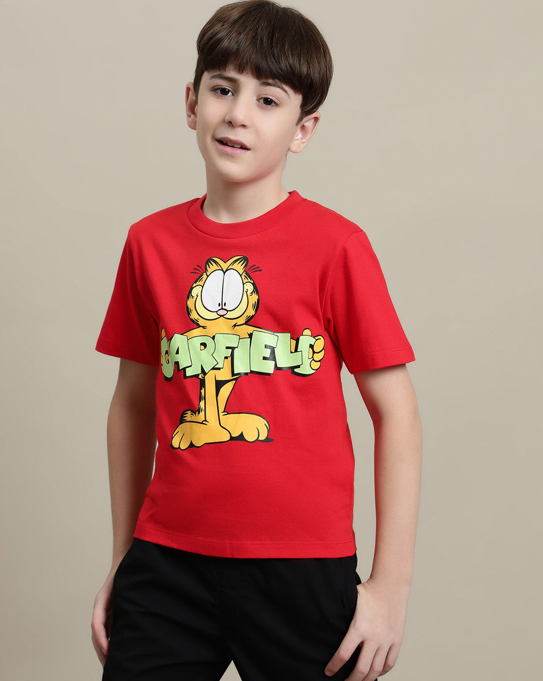 Garfield Regular Fit Tshirt For Boys