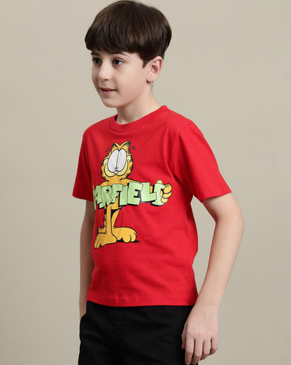 Garfield Regular Fit Tshirt For Boys