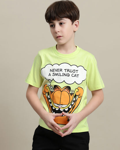 Garfield Regular Fit Tshirt For Boys