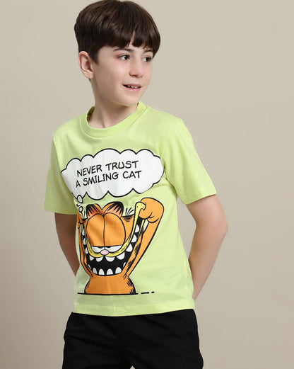 Garfield Regular Fit Tshirt For Boys