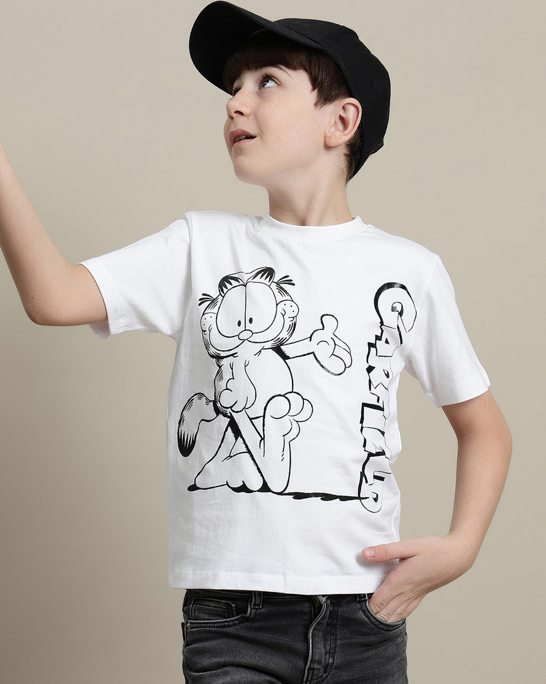 Garfield Regular Fit Tshirt For Boys