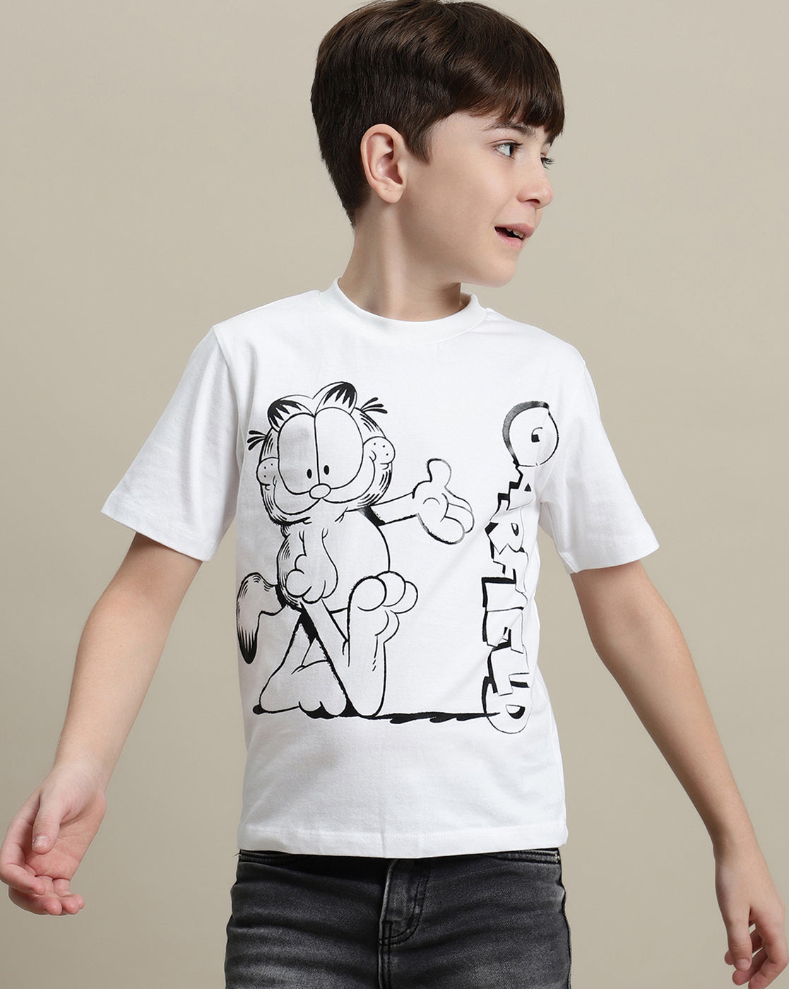 Garfield Regular Fit Tshirt For Boys