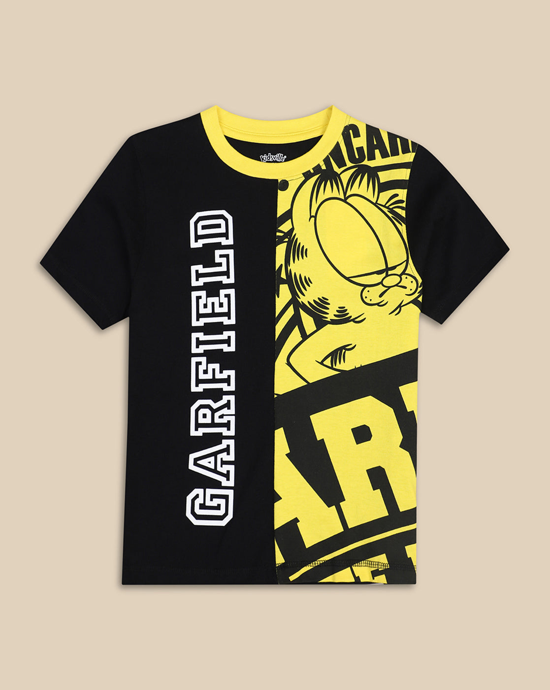 Garfield Printed Regular Fit Tshirt For Boys