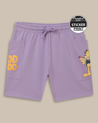 Garfield Regular Fit Shorts For Girls