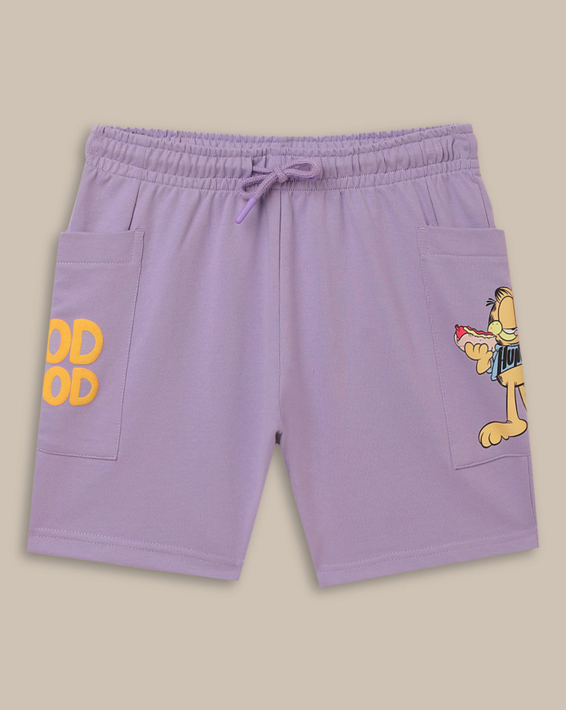 Garfield Regular Fit Shorts For Girls