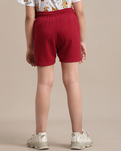 Garfield Regular Fit Shorts For Girls