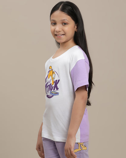 Garfield Relaxed Fit Tshirt For Girls