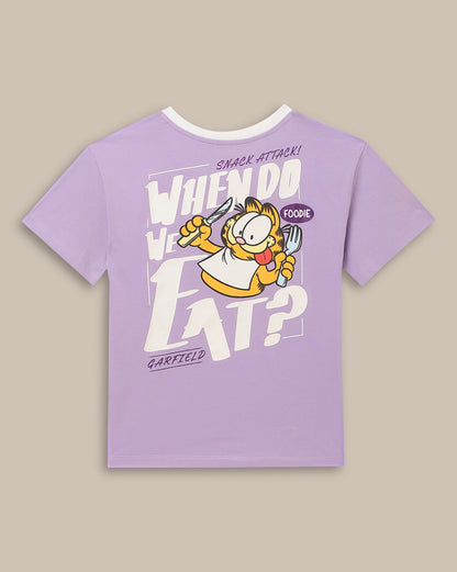 Garfield Relaxed Fit Tshirt For Girls