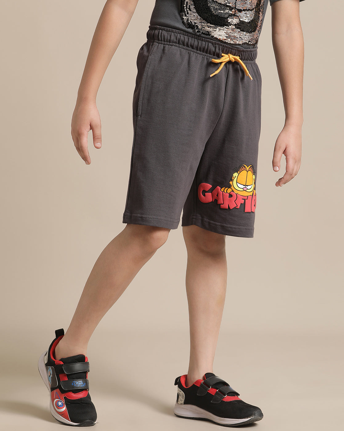 Garfield Regular Fit Shorts For Boys