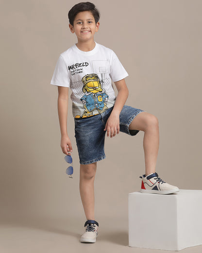 Garfield Regular Fit Tshirt For Boys