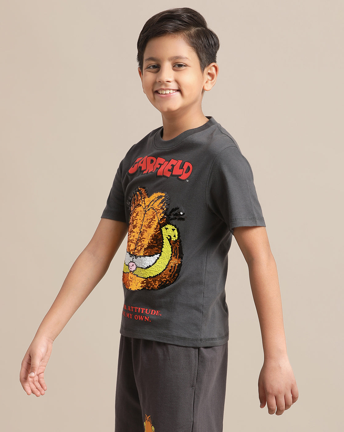 Garfield Regular Fit Tshirt For Boys