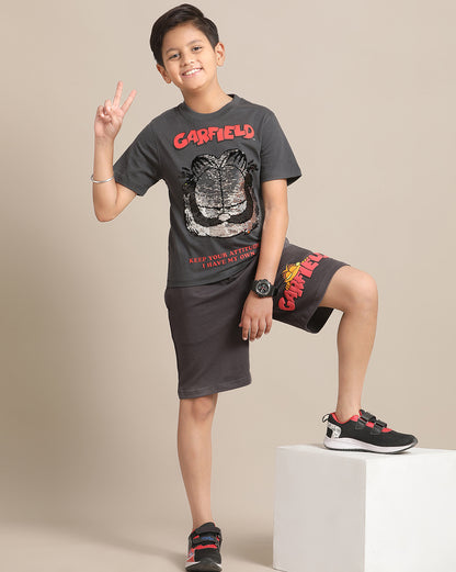 Garfield Regular Fit Tshirt For Boys