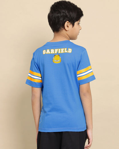 Garfield Printed Regular Fit Tshirt For Boys