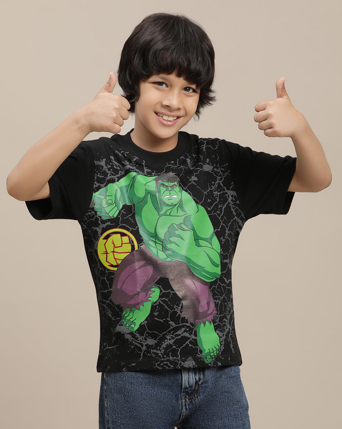 Hulk Regular Fit Tshirt For Boys