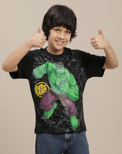 Hulk Regular Fit Tshirt For Boys