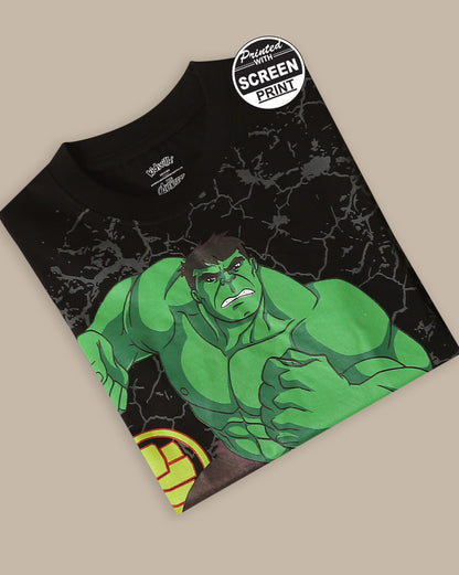 Hulk Regular Fit Tshirt For Boys