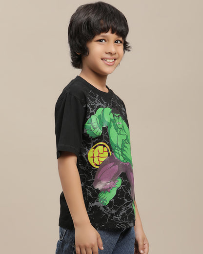 Hulk Regular Fit Tshirt For Boys