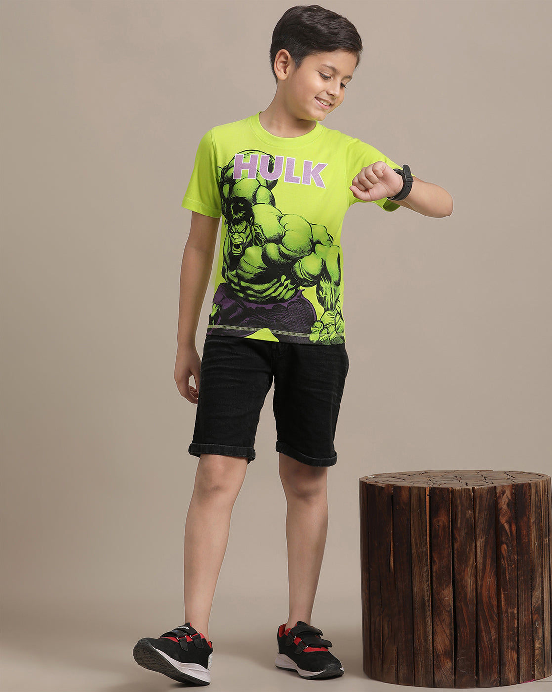 Hulk Regular Fit Tshirt For Boys